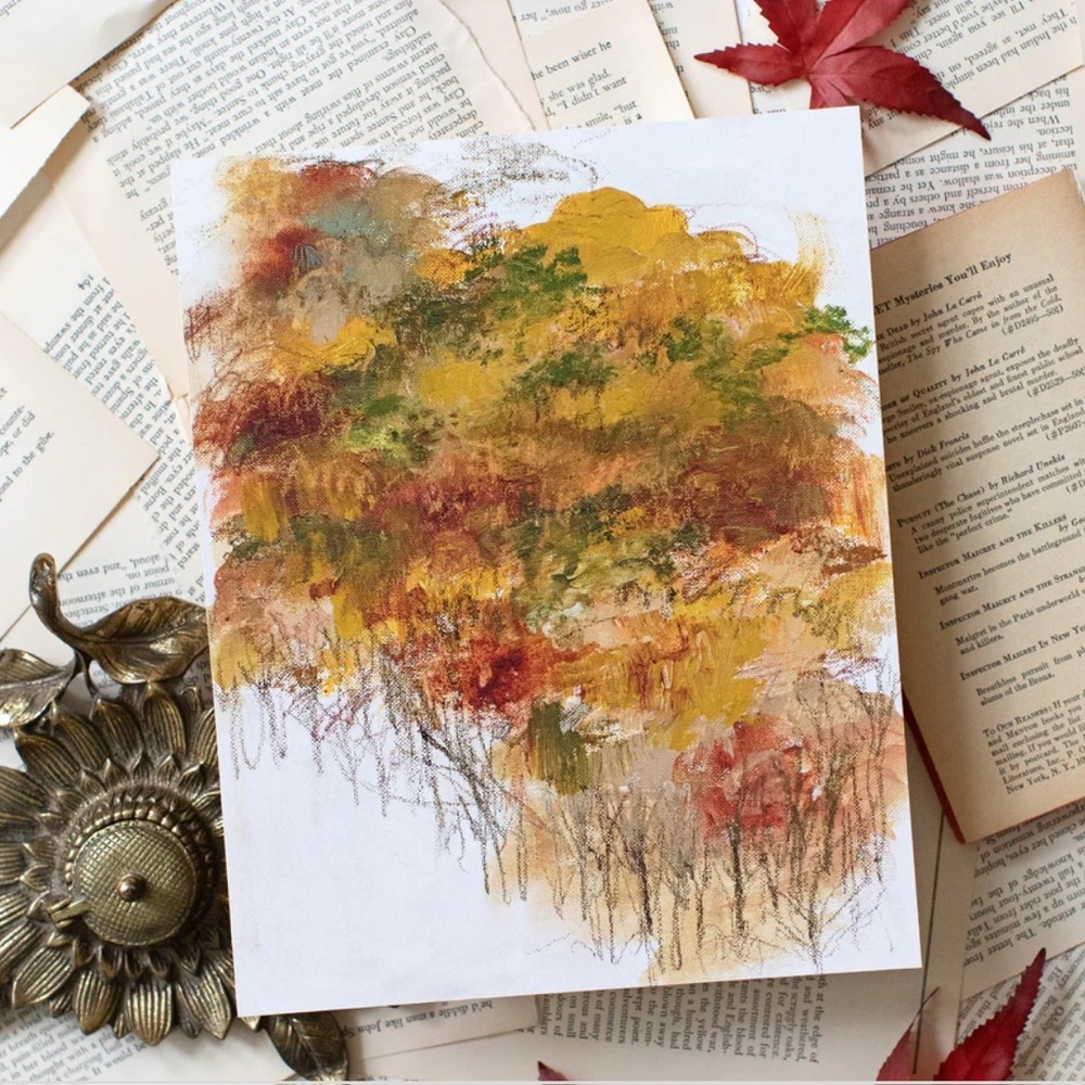 Lindsay Letters Autumn Abstract Art Print